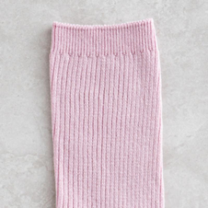 Monfoot Women S Ribbed Long Neck SockS Pink