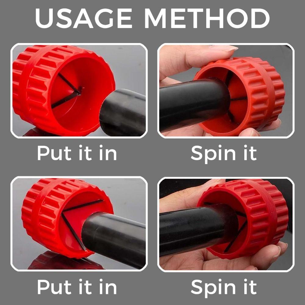 Anti-slip Design Chamfer Tool Easy Edge Trimming Burrs Remover Deburring Tools  Brass Tubes