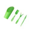 4Pcs/Set Succulent Plant Planting Material Tool Bucket Shovel Soil Shovel Flower Garden Tools Plant Pot Plastic Shovel