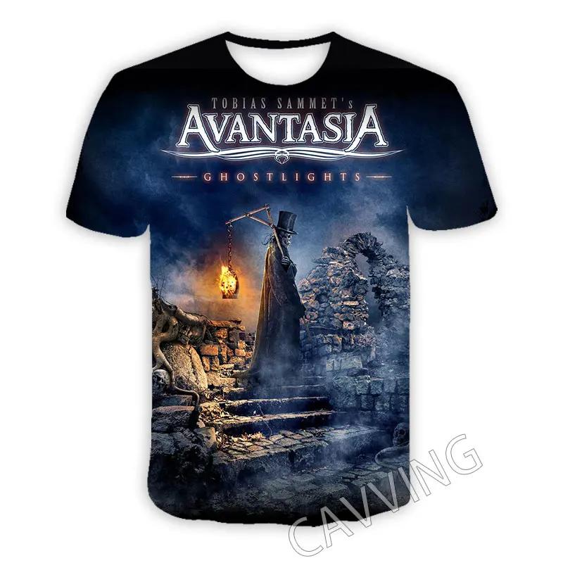 Avantasia Band Hip-hop Rock 3D-Druck Sport Schnelltrocknend Atmungsaktiv Herren T-Shirt Street Casual Mode Klassische Musik Kurzarm Top 6XL black