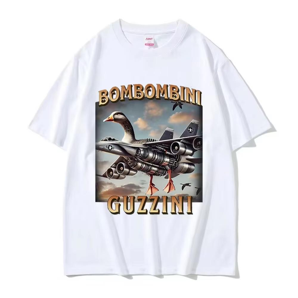 Unisex Clothing Unisex Bombombini Guzzini Funny Goose Meme T Shirt Harajuku Fashion Short Sleeve Tshirt Y2k Retro Oversized Cotton S
