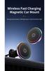 Adjustable LED Magnetic Wireless Car Charger for iPhone 15 Holder