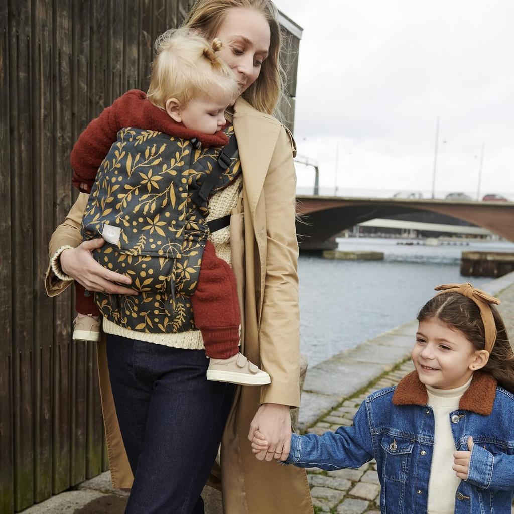 Stokke Remus Babytrage Flex, geeignet für Babys ab 1 Monat [Empfohlenes Gewicht: 4-20 kg], Espressobraun, OCS