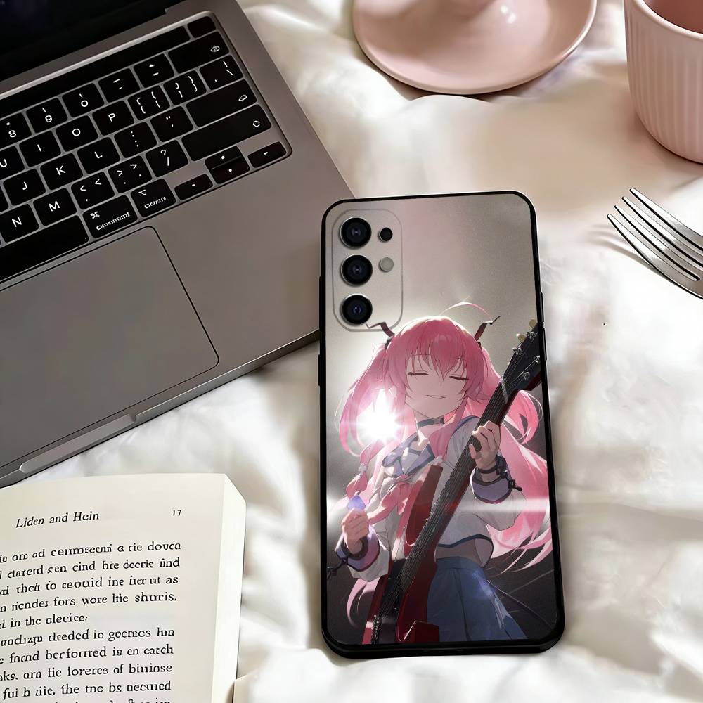 Anime Angel Beats Y-Yui Phone Case For Samsung S25,S24,S21,S22,S23,S30,Ultra,S20,Plus,Fe,Lite,Note,10,Black Cover Samsung S24
