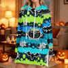 Women's Casual Long Sleeve Halloween Print Hoodie Pullover Top