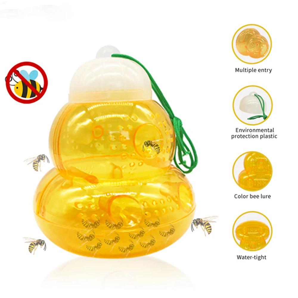 

Wasp Trap Outdoor Reusable Portable Wasp Catcher Non-toxic Pest Control Garden Multi-hole Bee Trap for Home Farm Yard Supplies