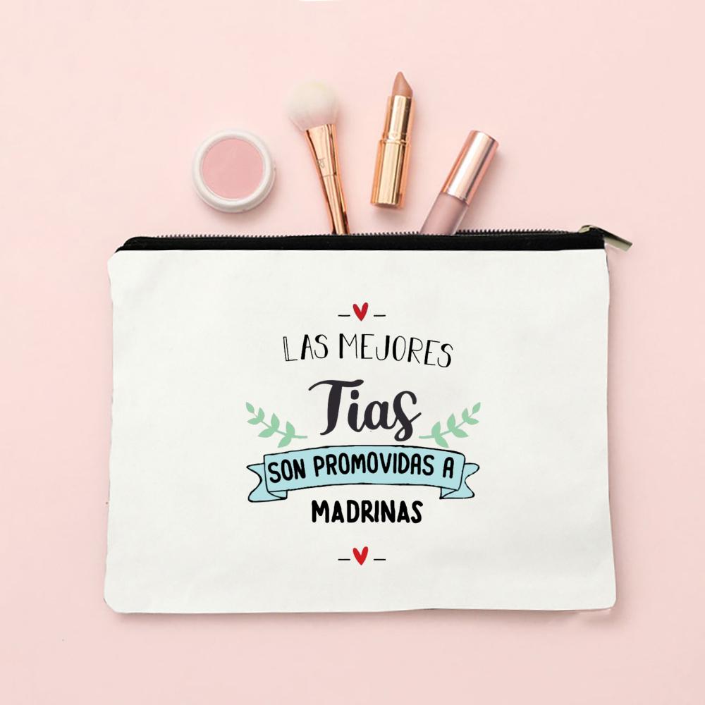 The Best Aunts Are Promoted To Godmothert Makeup Bag Pregnancy Announcement Cosmetic Bags Travel Toiletry Pouch Godmother Gift