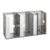 Cup Dispenser Holder Organizer Lid Storage Rack Divider Stainless Steel Space Saving