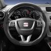 Suitable for Seat Sports Suede Steering Wheel Cover, Split Snap-On Type, Non-Slip and Durable, for Ibiza, Arona, Leon Sportstourer, Ateca and  ujm690