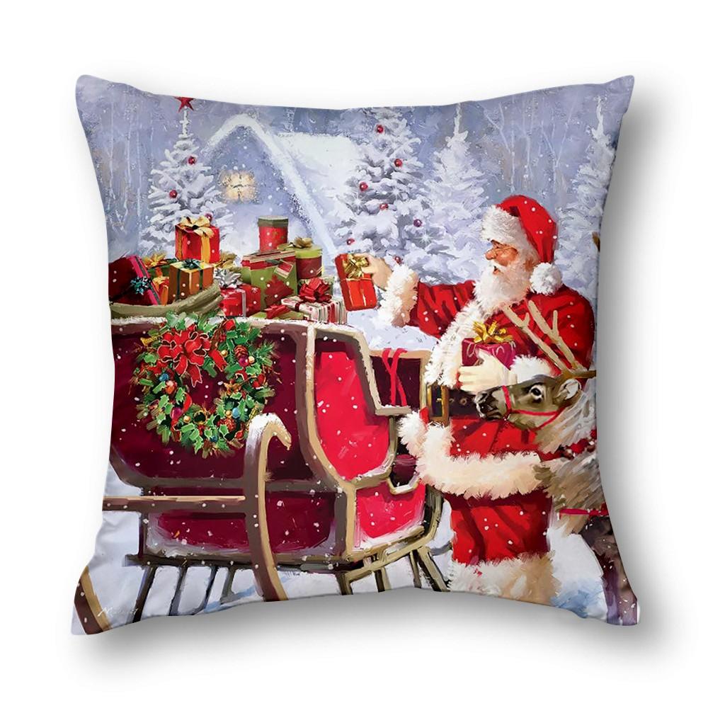 Christmas Decoration Nordic Cushion Cover 45X45 Bed Decor Pillow Cover Elegant Cushion Decor Sofa Home Decor