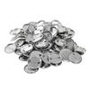 30~90 juegos 37mm Insignia en Blanco Botón Pin Fabricante Haciendo Piezas Suministros DIY Fabricación de Botones Consumibles Parte Superior de Hierro Parte Inferior Película de Plástico TMZ