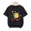 Potdemiel Summer New SpongeBob SquarePants Kids 100 Cotton TShirt Comfortable and Breathable for Boys and Girls
