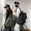 Japanese Harajuku Style Junior and Senior High School Students Backpack Large Capacity Trendy Brand Simple Flip Work Suit Travel Bag Men