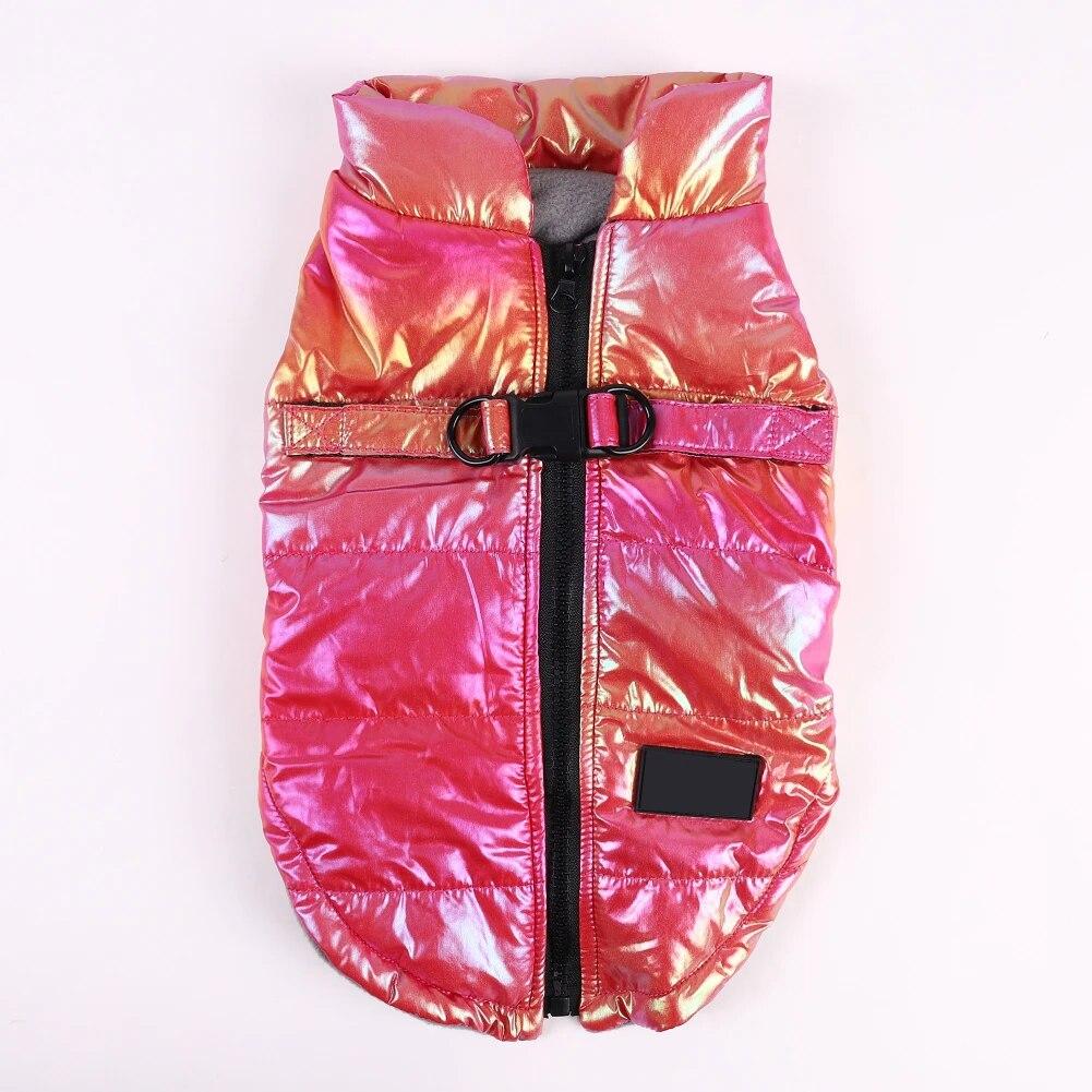 Colorful Pet Dog Jacket Clothes Winter Warm Waterproof Pet Padded Vest Coat For Chihuahua Yorkshire Pet Puppy Dog Apparel