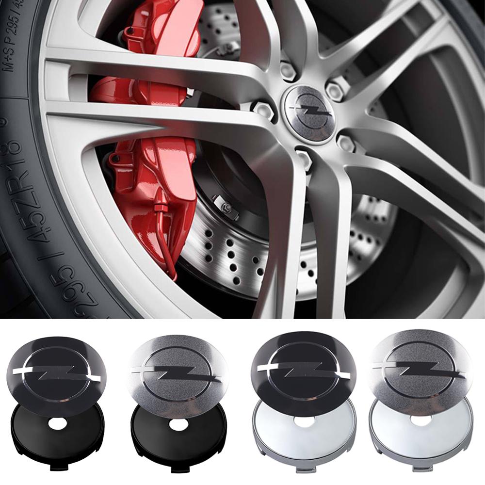 4Pcs 60MM Car Wheel Center Hub Caps Stickers Badge Covers For OPEL Corsa Astra OPC Zafira Mokka Antara Ampera Insignia GTC Adam