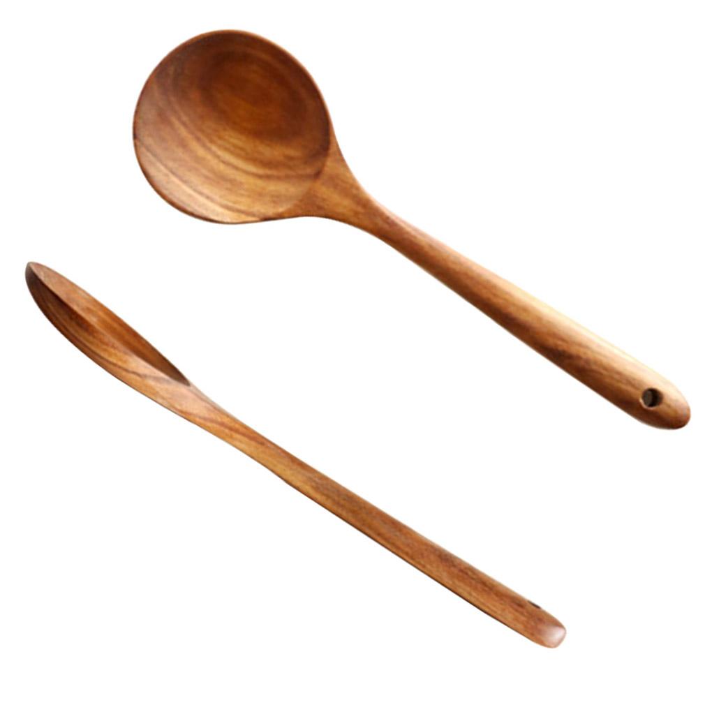 Holzspatel Schöpfkelle Sieb Kochutensilien Set Küchenbedarf Kochen