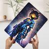 Cyclops Bear Warrior In Blue Armor Printed Poster Customized Wall Art Retro Vintage Metal Tin Signs for Bedroom Decorations Home
