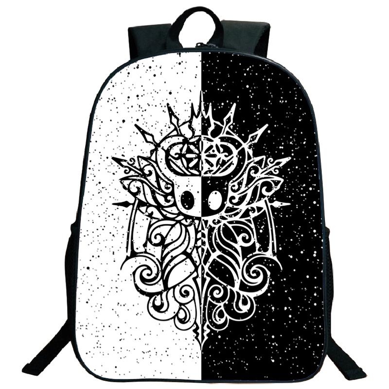 Hollow Knight Backpacks Hot Game Lightweight Laptop Teens School Bags Women Girls Capacity Cartoon Travel Mochilas