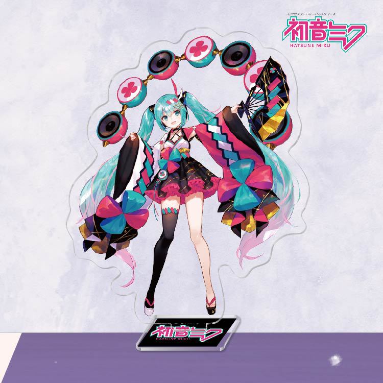 Anime Game Merchandise Hatsune Miku Acrylic Stand Decoration Ornament