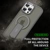 For iPhone 16 Pro Case Compatible with MagSafe PC+TPU Phone Cover with Kickstand