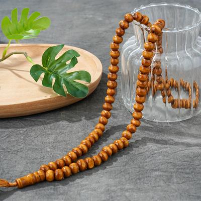 99 Bead Muslim Prayer Beads Elegant Wooden Islamic Prayer Counting Tassel Daily Prayer Beads Elegant Prayer Beads | Smooth Texture Beads,