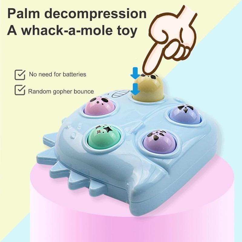 Mini Breloczek do Gry Gra Pamięciowa Chomika Zabawka Fidget dla Dzieci Dorosłych Gra Przenośna Whack-a-mole Redukcja Stresu dla Dziecka Dorosłych