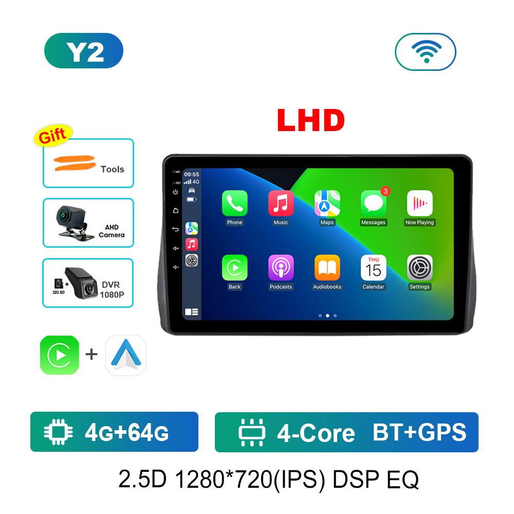 Android Car Radio Multimedia Video Player for Toyota Wish 2 2009 - 2017 GPS Navigation Left Hand Drvie DSP Stereo 4G WiFi