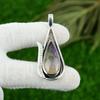 Star Amethyst Stone Trendy Bezel Art Deco Pendant Jewelry 925 Sterling Silver