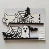Halloween New Wooden Door Frame Decoration Door Corner Home Spider Bat Ghost Decoration Gothic Style Halloween Ornament