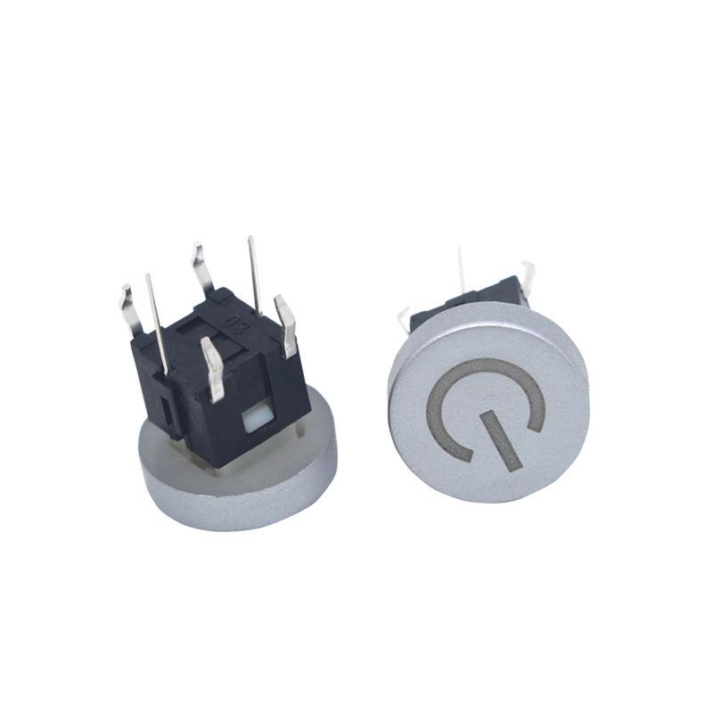 LED Lighted Tactile Key Switch 6x6 - Red, Blue, Green, White, Bicolor Options