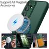 Coque de Protection - BOOLING - Samsung Galaxy A17 5G/4G - Antichoc - Vert Nuit - Anneau Magnétique