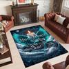 Harley-davidson Motorcycles Customizable Name Carpet Suitable for Game Room Living Rooms Study Room Dormitory Anti-slip Rug Decorate Offices