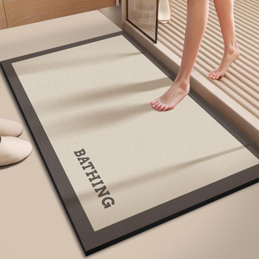 Bathroom Non-slip Carpet Absorbent Toilet Door Diatom Mud Quick-drying Foot Mat