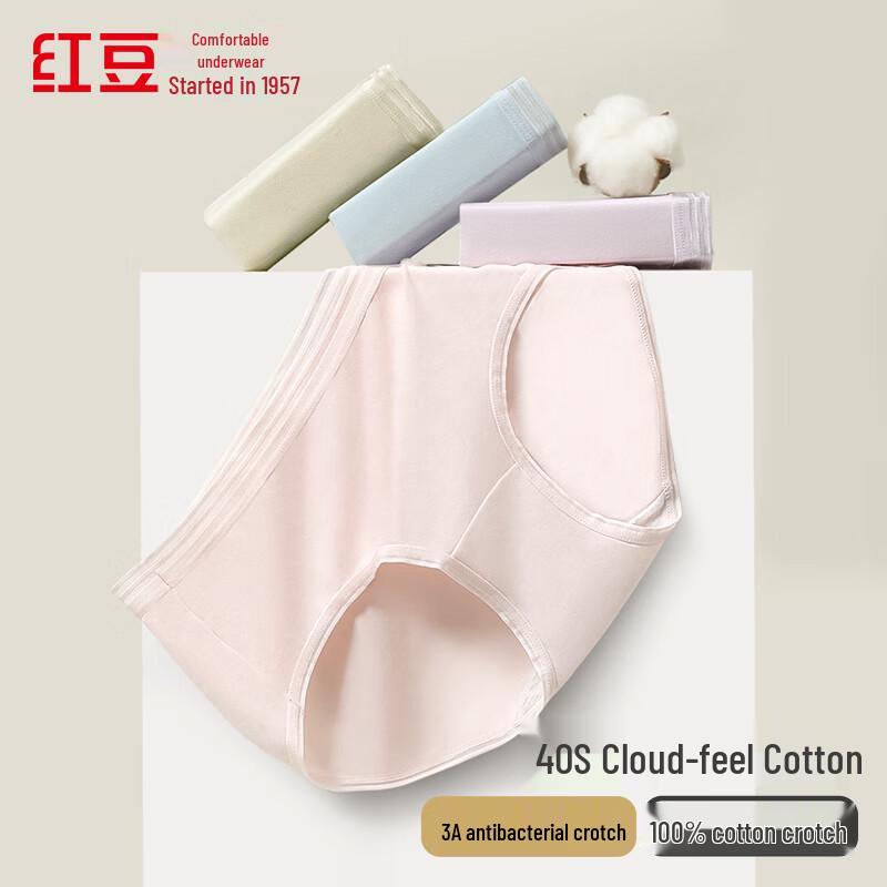 

Женские антибактериальные хлопковые трусы-слипы со средней посадкой и кружевом, набор 4 шт. 2XL 175+