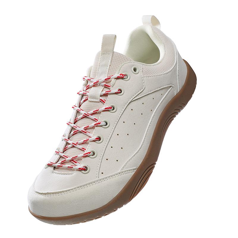 PU Leather Hiking Shoes Unisex Wide Toe Box Casual Sneakers Anti-slip Outdoor Trainers for Trekking Walking Plus Size 36-48