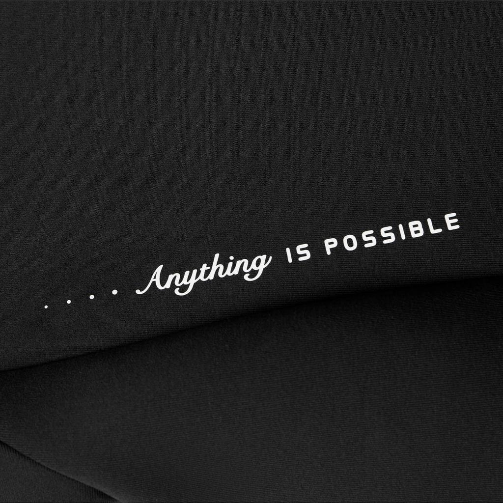 LiNing Solid Color Zipper Hoodie Casual Fitness Wear Women Tops Black AFDVC10-1