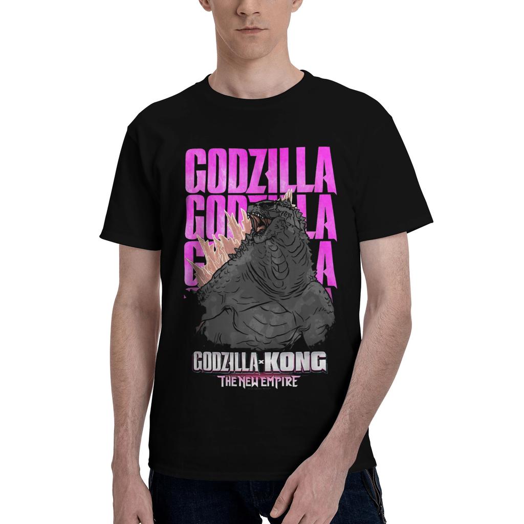 Men Cool Monster GGodzillas T Shirts Japan Monster Movie Cotton Clothes Novelty Short Sleeve Round Neck Tees TShirt