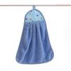1 Piece Coral Velvet Soft Hand Towel Absorbent Cloth Dishcloth Hanging Cloth Kitchen Bathroom SuppliesMakeup