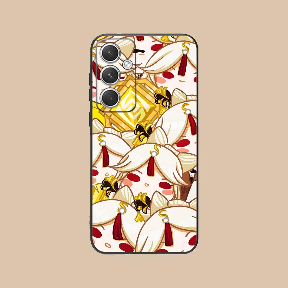 

Game GI Ningguang Matte TPU Mobile Phone Case for Samsung Galaxy S26 S25 S24 S23 S22 S21 S20 Note20 Plus FE Ultra Colorful Cover Galaxy Note20