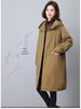 Parker Women's Mid-Length Hooded Cotton Coat - 2024 Winter Collection