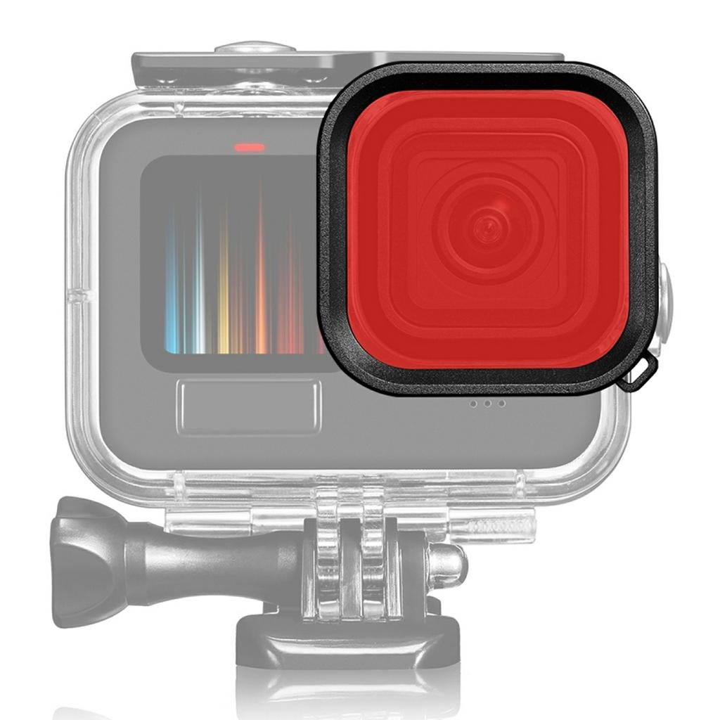 PULUZ PU901 Square Colored Diving Filters for GoPro HERO11 Black/HERO10 Black/HERO9 Black Underwater Photography Enhancement