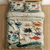 Greek Goat Garden Bedding Set King Queen Double Full Twin Single Size Duvet Cover Pillow Case Bed Linen Set