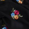 Spring Summer New Lightweight Breathable Cotton Linen Embroidery Scarf Ethnic Style Fashionable Soft Women'S Sunscreen Scarf