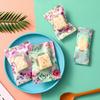 100Pcs Floral Cookie Bag Candy Wrapper Pastry Bag Homemade Handmade Biscuit Plastic Packing For Wedding Party Kitchen