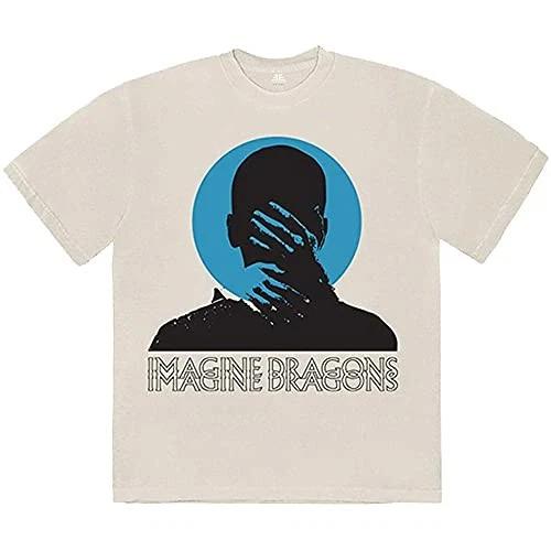 Imagine Dragons T Shirt Follow You Band Logo Official Mens Natural S 3XL
