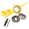 6x Tap and Die Set Maker Thread Pipe NPT Round Threader