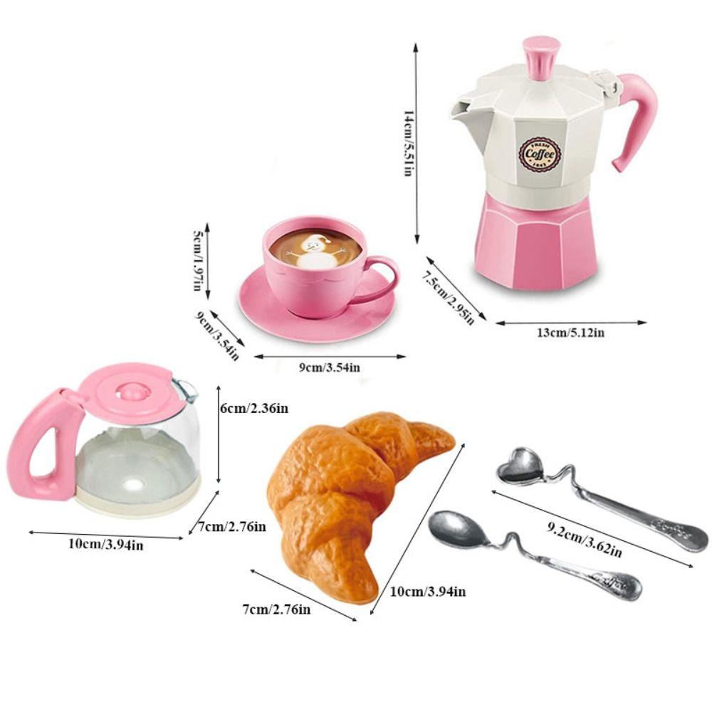 Coffee Machine Simulation Coffee Set Pretend Play Afternoon Tea Toy Play House Toy  Children