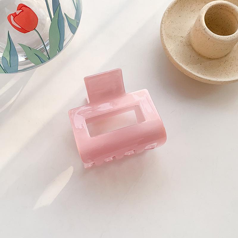 Korean Floral Acetate Medium Claw Clip - Versatile Hair Accessory