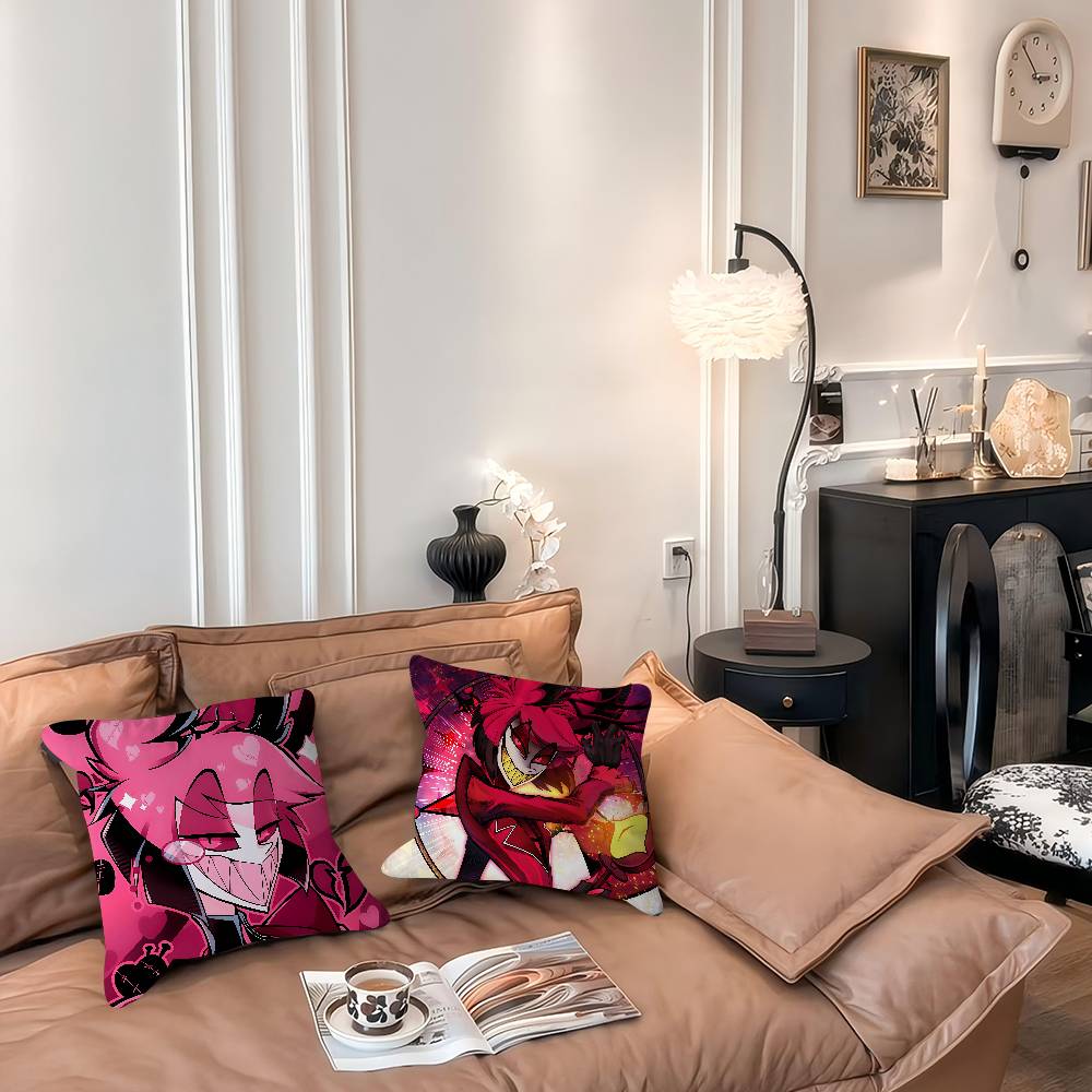 H-Hazbin A-Alastor Poszewka Zdejmowana Zmywalna Poszewka na Poduszkę – Miękka Pościel na Wszystkie Pory Roku