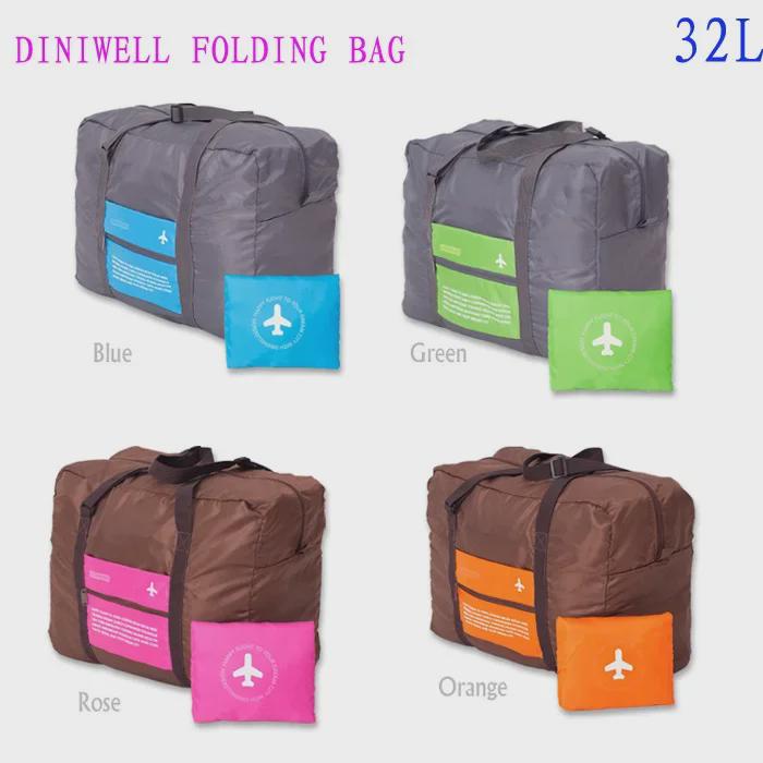 Skládací cestovní taška na kolečkách s velkou kapacitou 32 l - přenosná, ruční a kompatibilní s leteckou dopravou pro cesty na krátké vzdálenosti